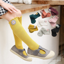 2020 New fashion style cute cotton thick kids lace socks kids socks girls